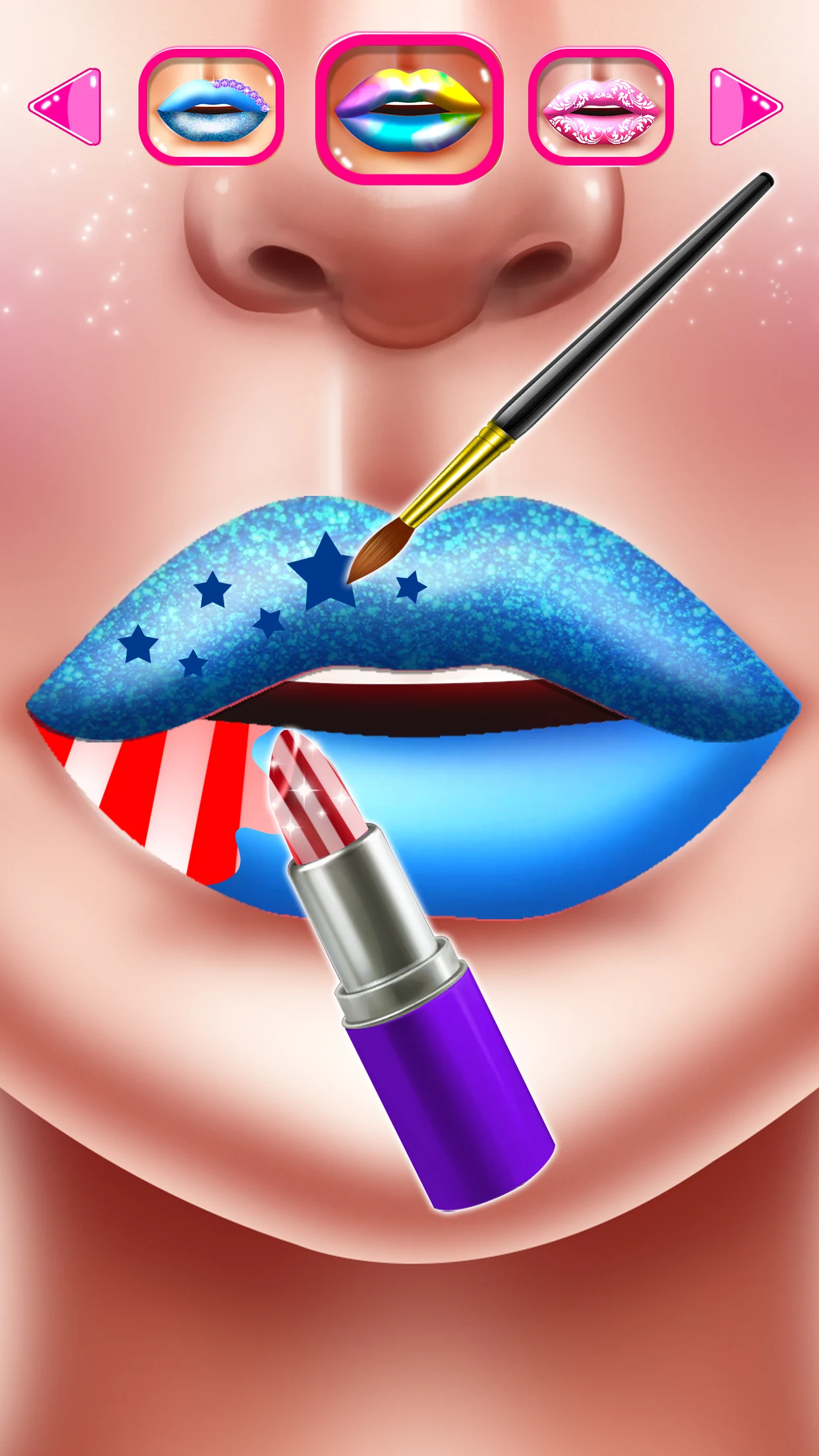 Lip Art Games: Lipstick Makeup screenshot